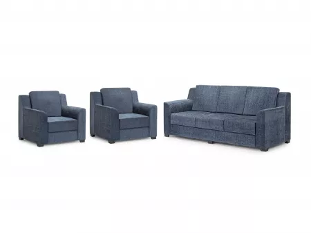 Erica Upholstered 5 Seater Sofa Set
